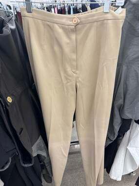 Vintage Givenchy Sport High Waisted Tapered Leg Trousers in Beige Size 8